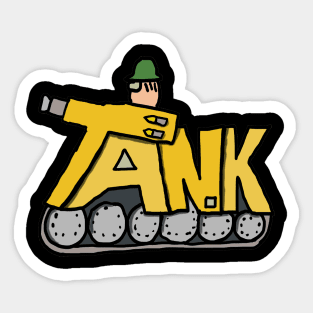 Battle Tank Sticker
